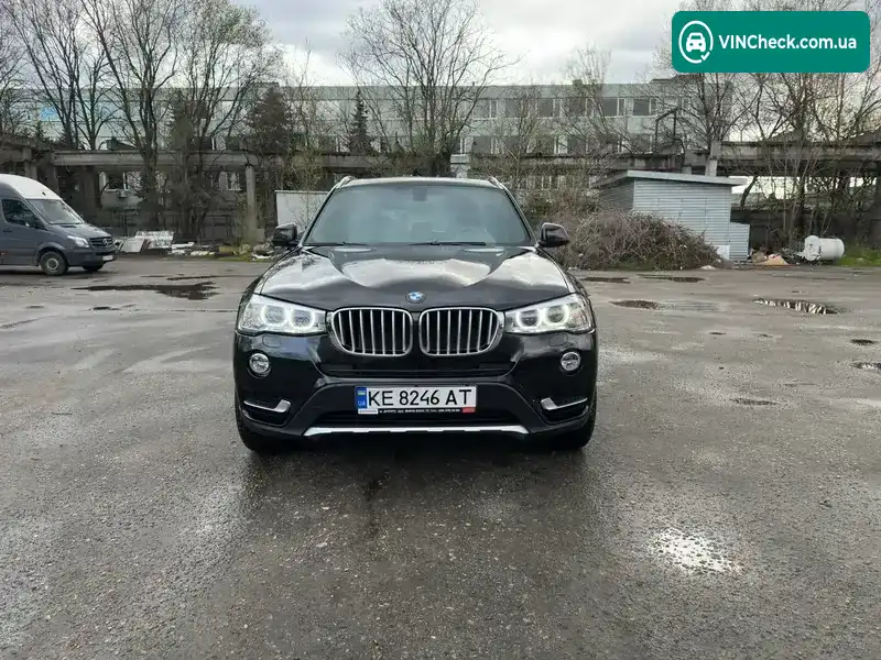 BMW X3 2014, фото з оголошення 2 з 18, VIN 5UXWX9C51F0D47736