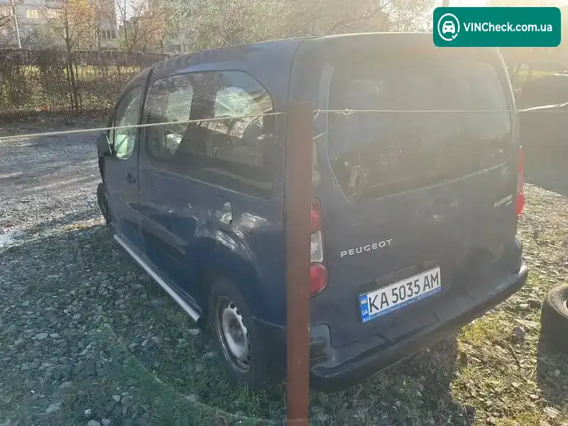 Peugeot Partner 2016, фото з оголошення 2 з 17, VIN VF37ABHW6GJ600356