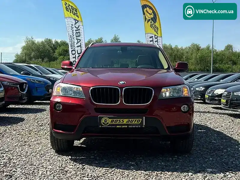 BMW X3 2012, фото з оголошення 2 з 19, VIN 5UXWX9C57DL873894