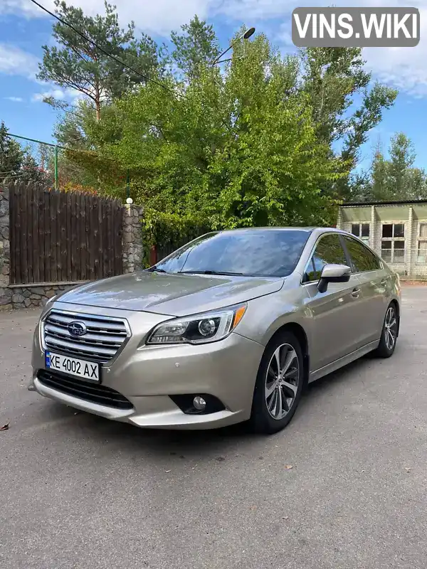 Subaru Legacy 2016, фото з оголошення 1 з 21, VIN 4S3BNAN63G3046217
