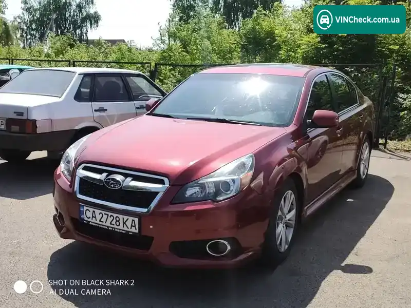 Subaru Legacy 2013, фото з оголошення 1 з 6, VIN 4S3BMBL65E3022154