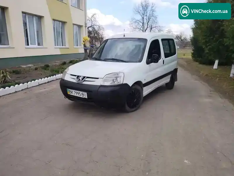 Peugeot Partner 2006, фото з оголошення 2 з 15, VIN VF3GBWJYB96189294