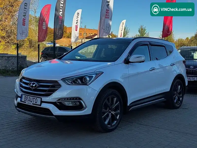 Hyundai Santa FE 2017, фото з оголошення 1 з 20, VIN 5NMZWDLA8HH045538