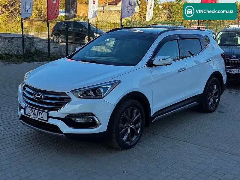 Hyundai Santa FE 2017, фото з оголошення 2 з 20, VIN 5NMZWDLA8HH045538