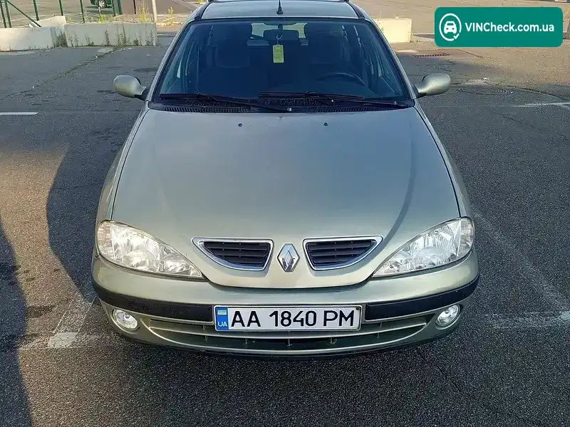 Renault Megane 2003, фото з оголошення 1 з 10, VIN VF1KA04B528936752