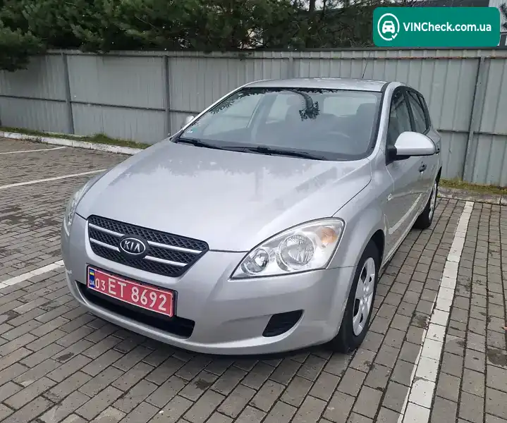Kia Ceed 2007, фото з оголошення 1 з 20, VIN U5YFF24127L022600