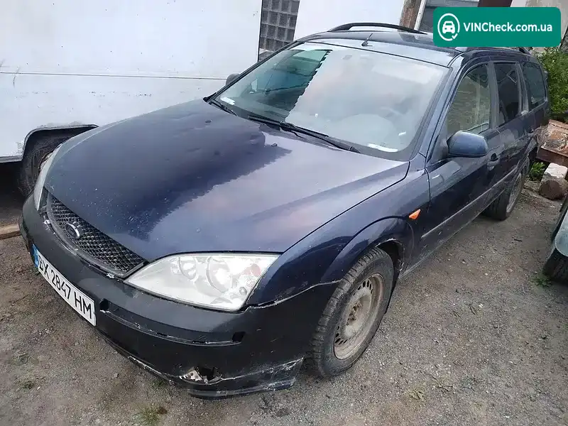 Ford Mondeo 2001, фото з оголошення 1 з 6, VIN WF0WXXGBBW1P21588