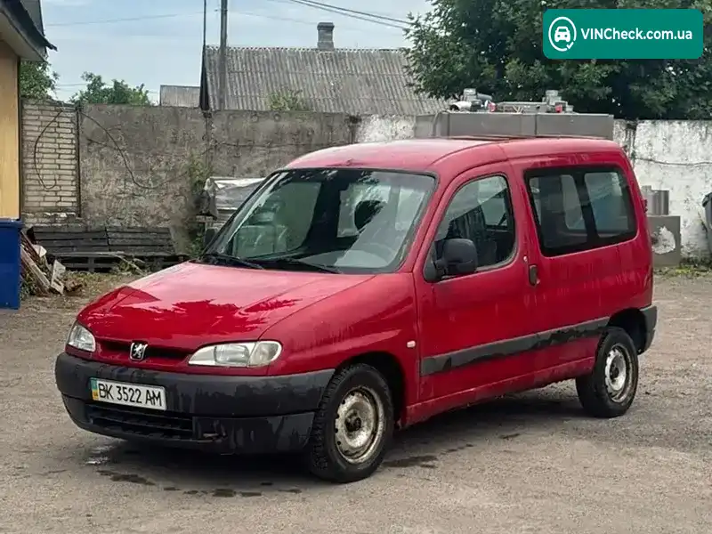 Peugeot Partner 2001, фото з оголошення 1 з 8, VIN VF35BWJYF60369508