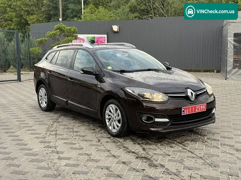 Renault Megane 2015, фото з оголошення 2 з 17, VIN VF1KZ890H53602340