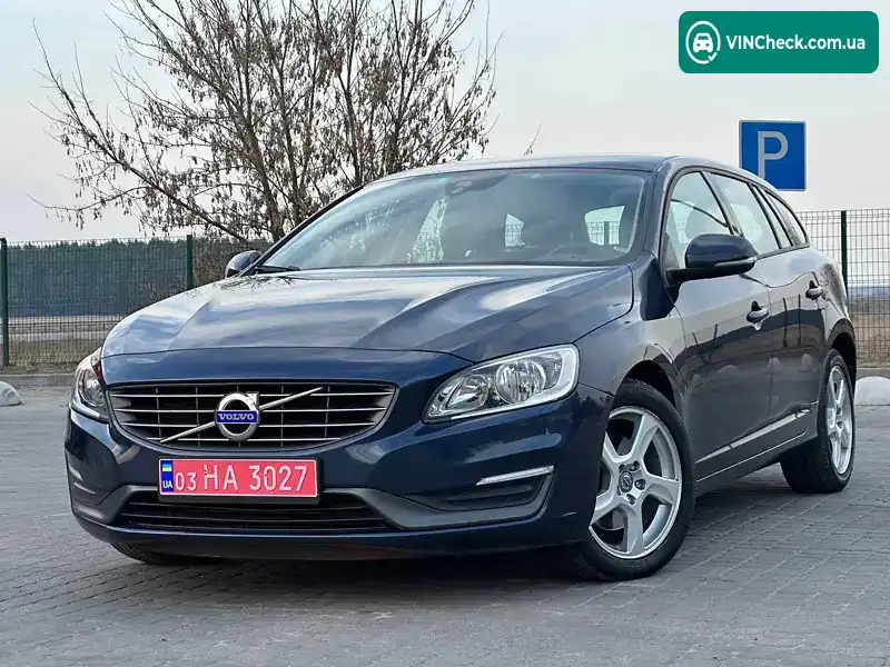 Volvo V60 2014, фото з оголошення 1 з 20, VIN YV1FW31A0E1165961