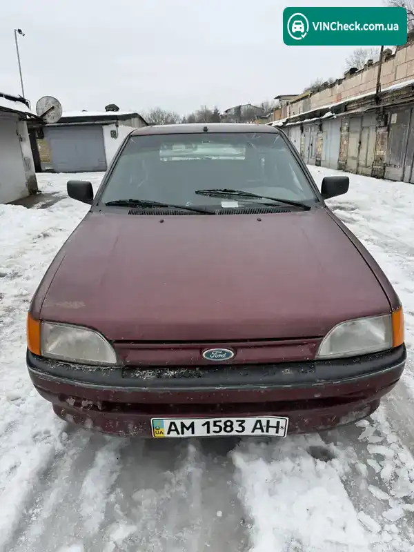 Ford Escort 1991, фото з оголошення 2 з 7, VIN WF0AXXGCAAML02779