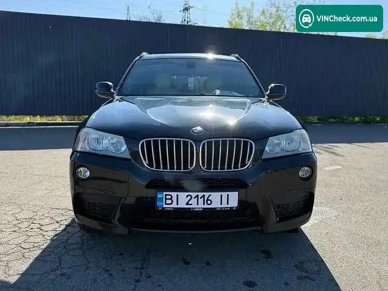 BMW X3 2012, фото з оголошення 1 з 14, VIN 5UXWX9C50D0A28065