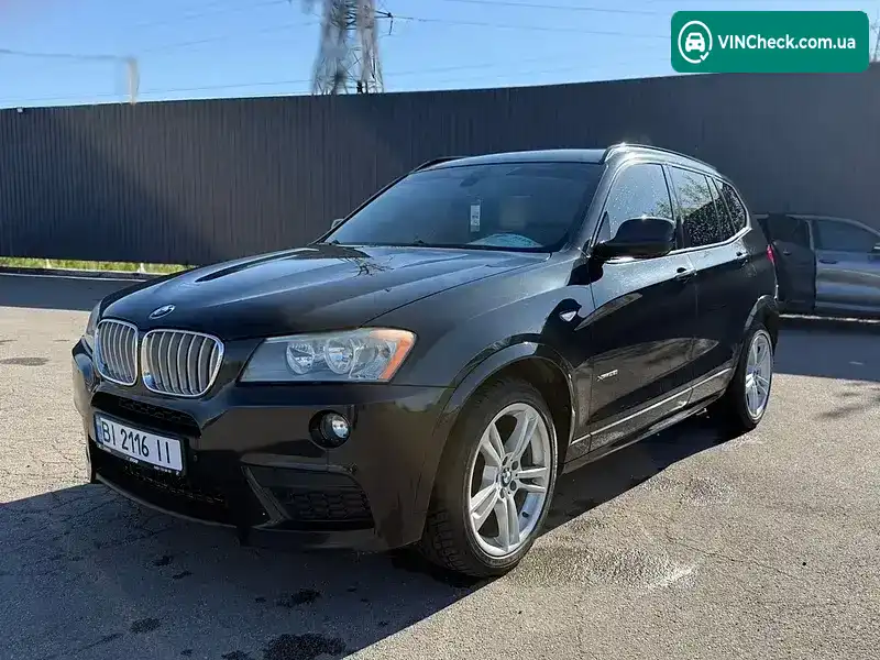 BMW X3 2012, фото з оголошення 2 з 14, VIN 5UXWX9C50D0A28065