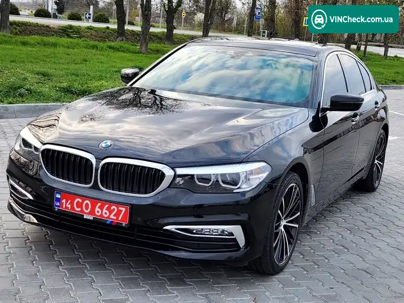 BMW 5 Series 2018, фото з оголошення 1 з 20, VIN WBAJA7C55JWC77176