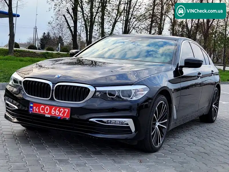 BMW 5 Series 2018, фото з оголошення 2 з 20, VIN WBAJA7C55JWC77176