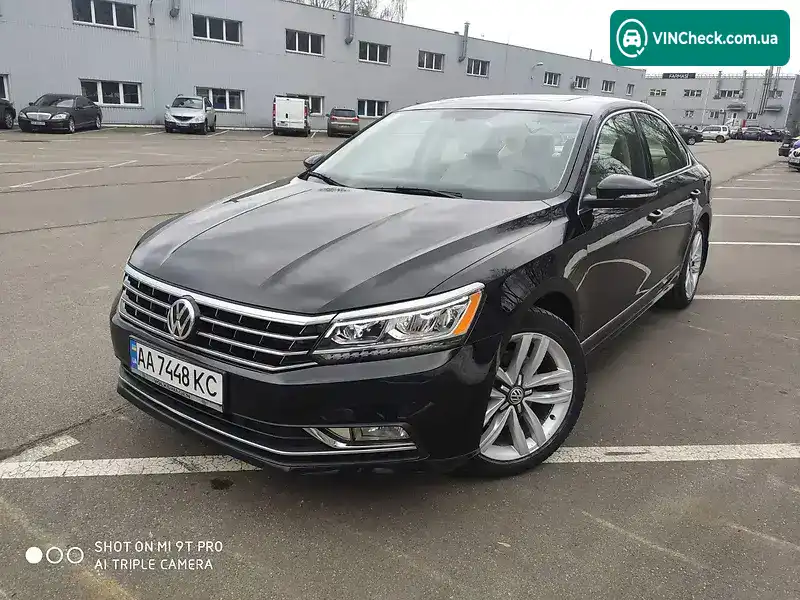 Volkswagen Passat 2016, фото з оголошення 1 з 19, VIN 1VWGT7A30HC012423