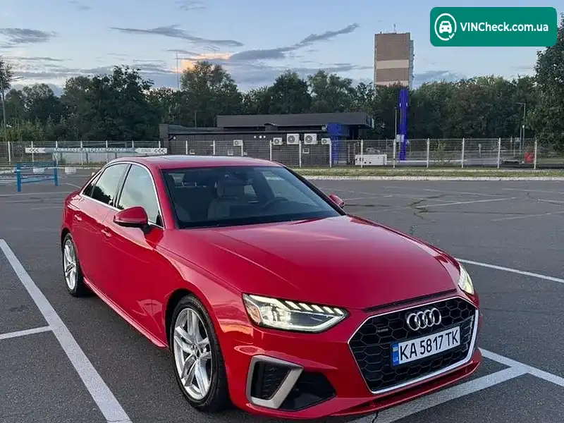 Audi A4 2020, фото з оголошення 1 з 20, VIN WAUEAAF40MN004803