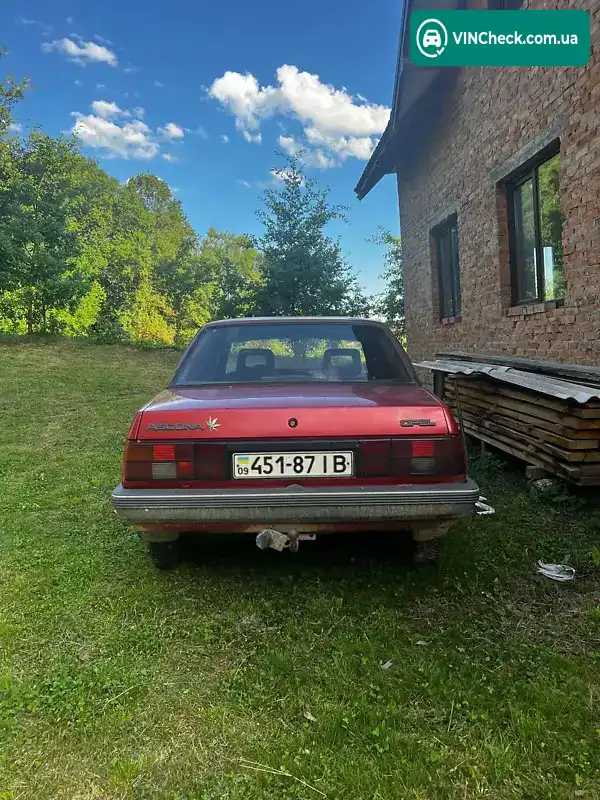 Opel Ascona 1987, фото з оголошення 2 з 7, VIN W0L000087H6119981