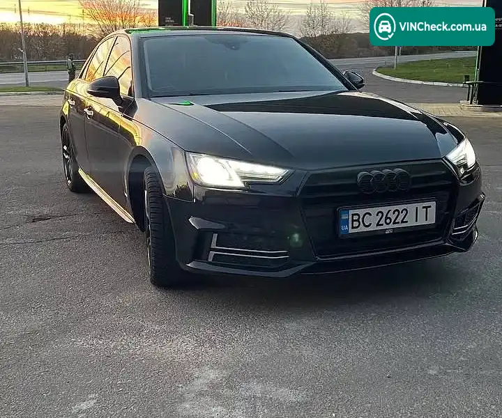 Audi A4 2016, фото з оголошення 2 з 9, VIN WAUKMAF43HN043191