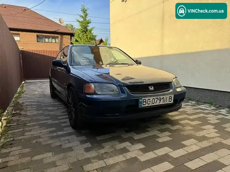 Honda Civic 1996, фото з оголошення 1 з 16, VIN SHHMA97400U102592