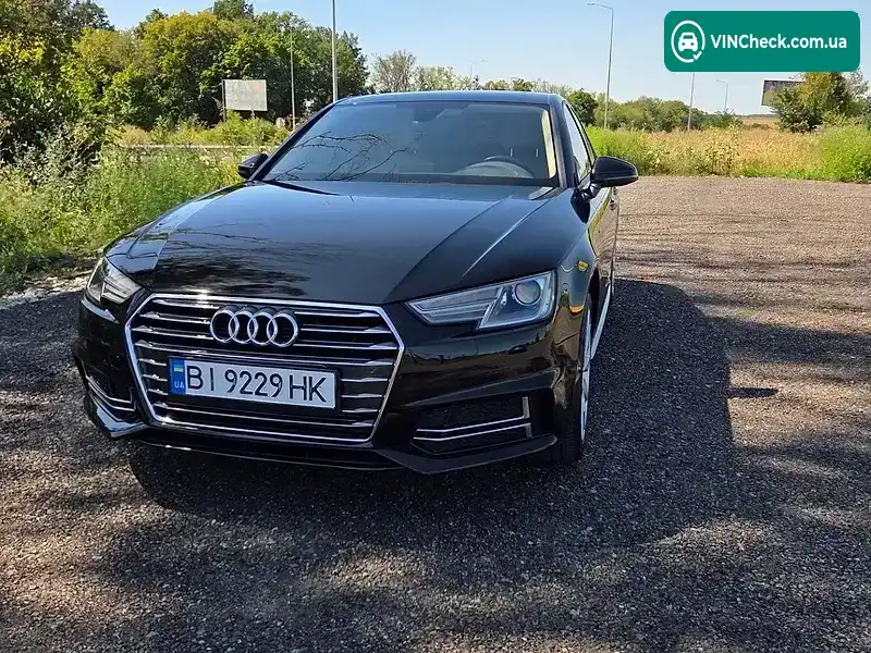 Audi A4 2017, фото з оголошення 1 з 16, VIN WAUKMAF44JA068016