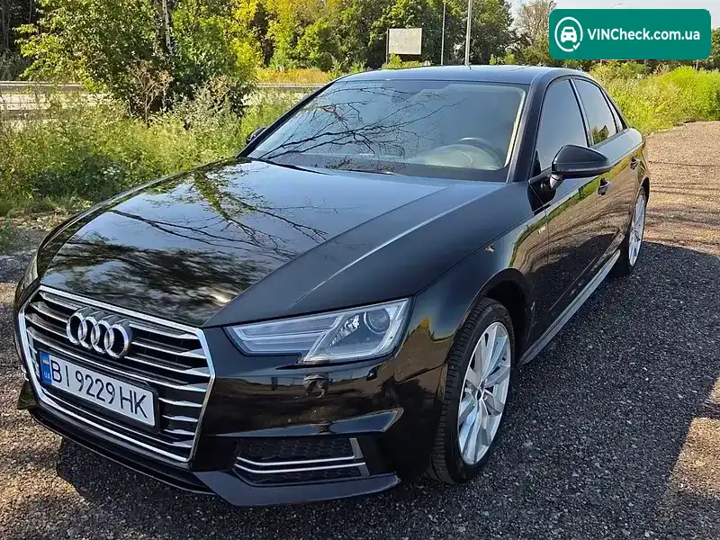 Audi A4 2017, фото з оголошення 2 з 16, VIN WAUKMAF44JA068016