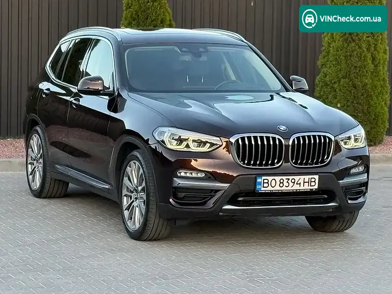 BMW X3 2018, фото з оголошення 2 з 20, VIN WBATX710X0LB51877