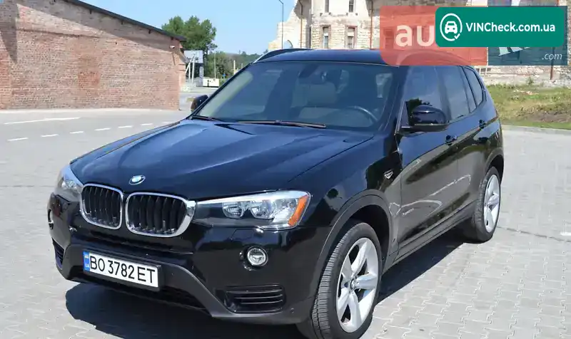 BMW X3 2017, фото з оголошення 1 з 21, VIN 5UXWZ7C3XH0X41006