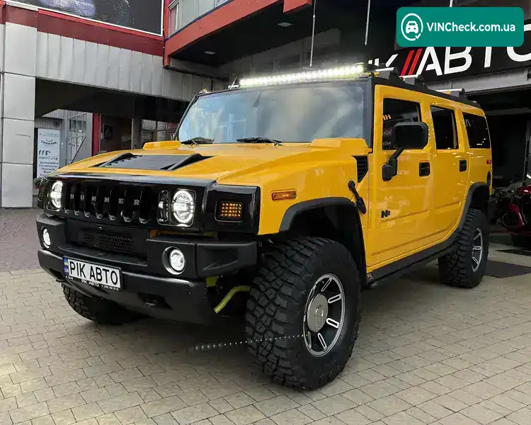 Hummer H2 2002, фото з оголошення 2 з 21, VIN 5GRGN23U83H105318