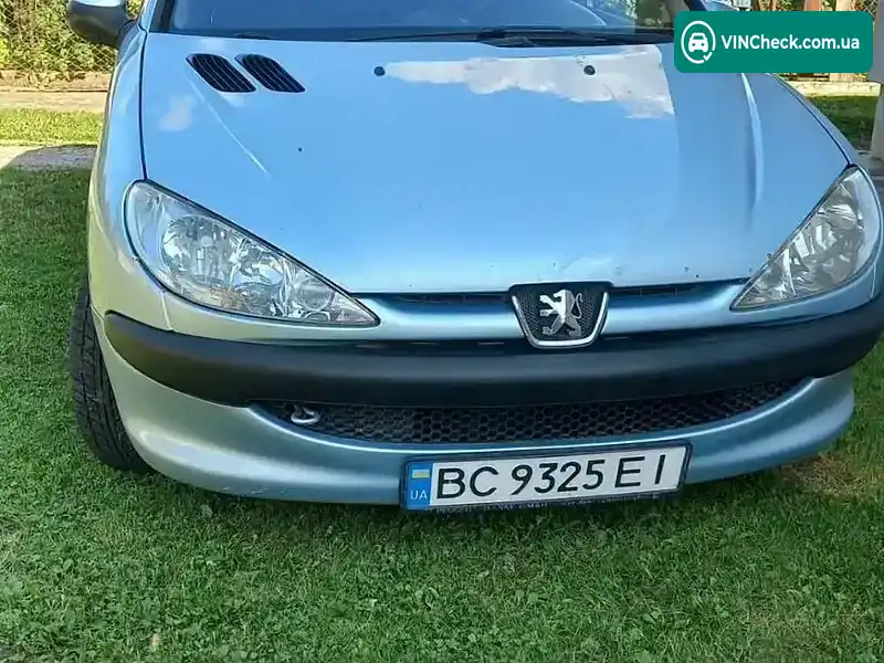 Peugeot 206 2003, фото з оголошення 1 з 9, VIN VF32E8HXF43393316