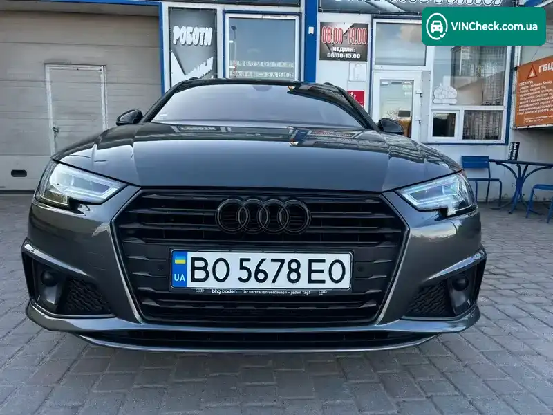 Audi A4 2019, фото з оголошення 2 з 14, VIN WAUZZZF42KA036925