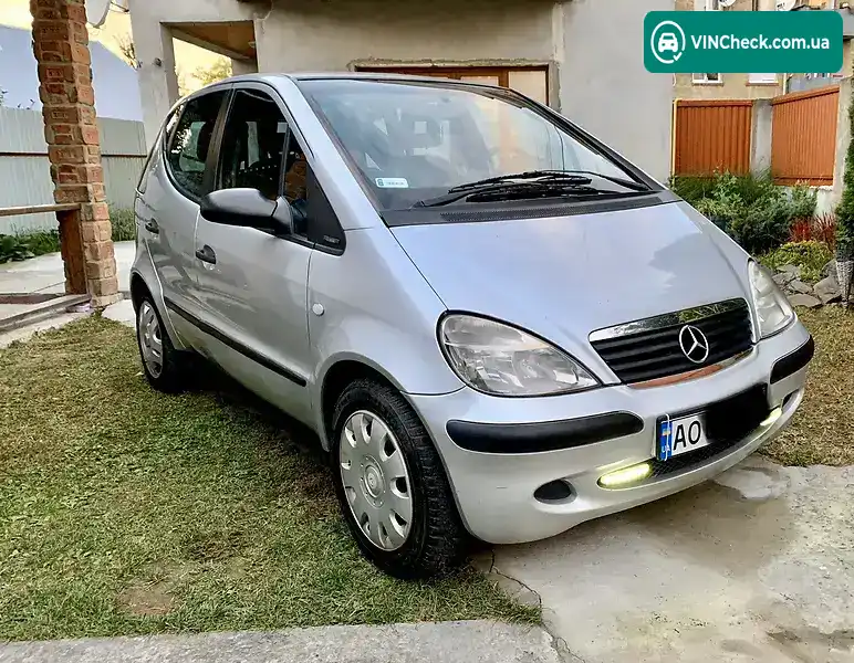 Mercedes-Benz A-Class 2001, фото з оголошення 1 з 10, VIN WDB1680311J626310
