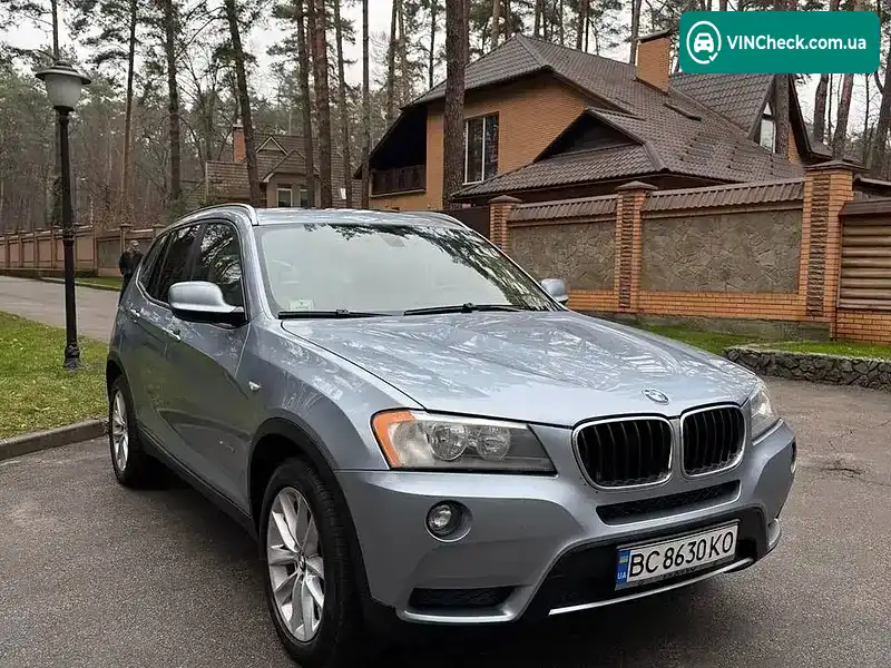 BMW X3 2012, фото з оголошення 1 з 21, VIN 5UXWX9C52D0A12806