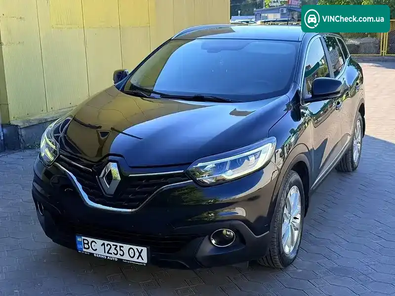 Renault Kadjar 2016, фото з оголошення 1 з 20, VIN VF1RFE00653633187