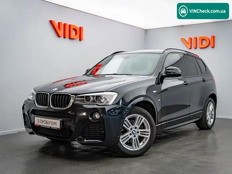 BMW X3 2017, фото з оголошення 1 з 21, VIN WBAWX310000B82224