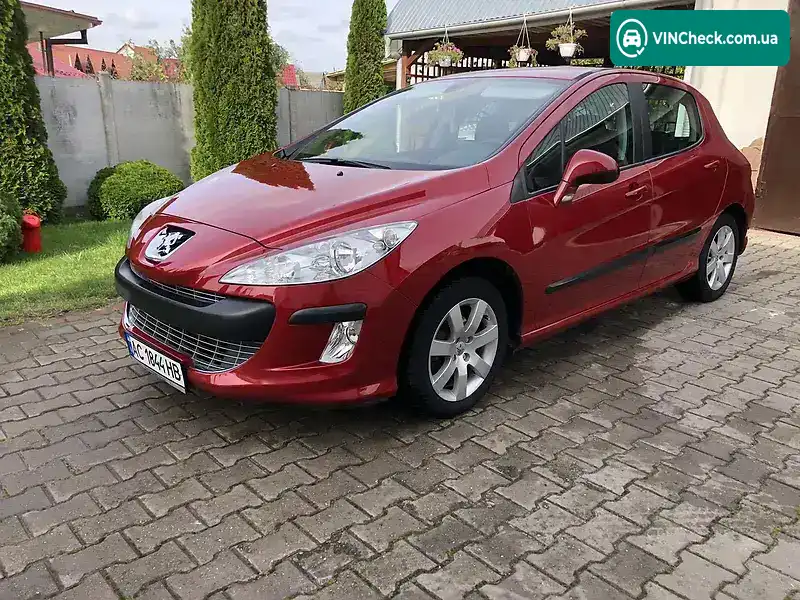 Peugeot 308 2008, фото з оголошення 1 з 16, VIN VF34C5FWF55160061