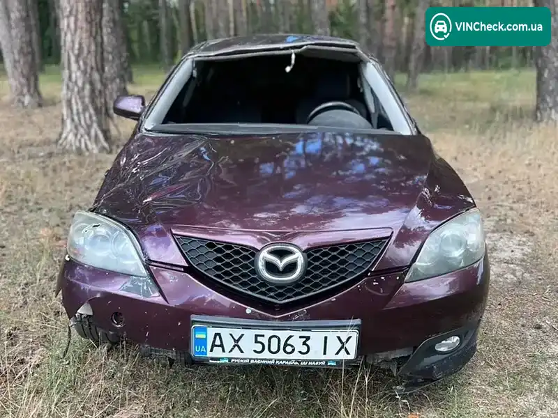 Mazda 3 2006, фото з оголошення 2 з 11, VIN JMZBK14Y271537986