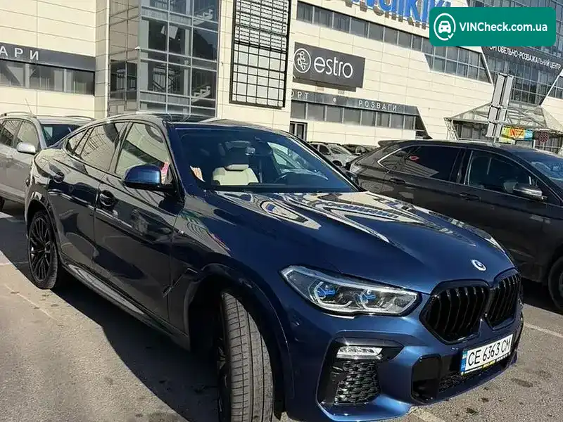 BMW X6 2021, фото з оголошення 1 з 11, VIN WBAGT210009F80491