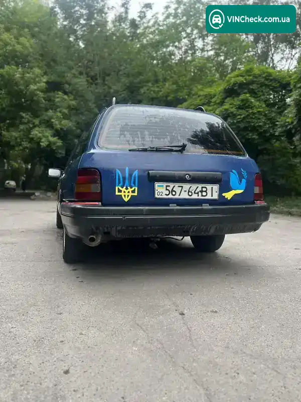 Ford Sierra 1990, фото з оголошення 2 з 12, VIN WF0NXXGBBNLR83004