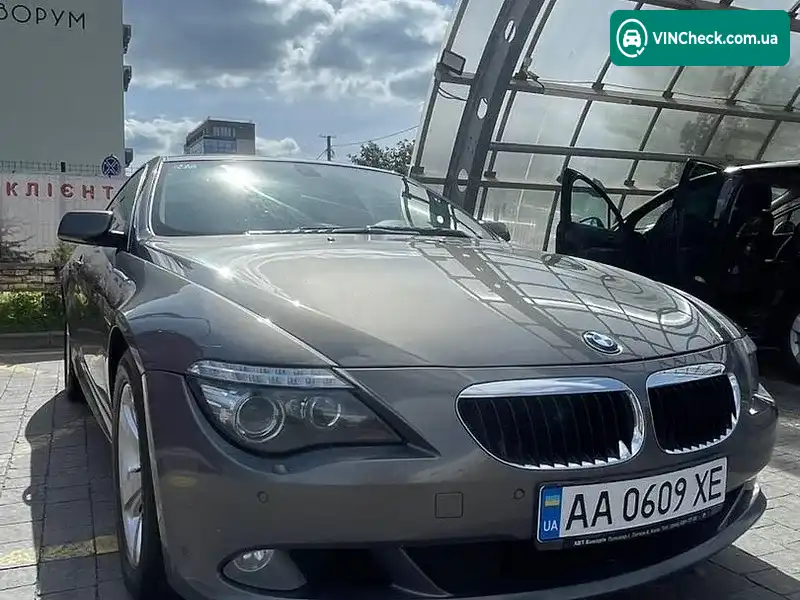 BMW 6 Series 2008, фото з оголошення 2 з 20, VIN WBAEA110X0CX46393