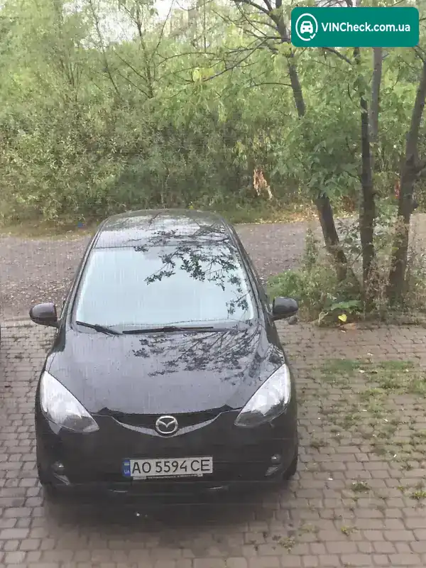 Mazda 2 2009, фото з оголошення, VIN JMZDE145200203091