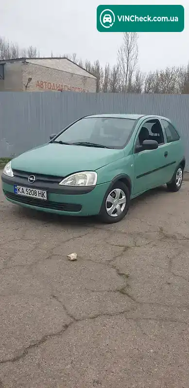 Opel Corsa 2001, фото з оголошення 1 з 14, VIN W0L0XCF0814090374