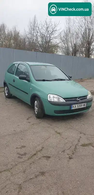 Opel Corsa 2001, фото з оголошення 2 з 14, VIN W0L0XCF0814090374