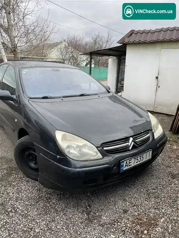 Citroen C5 2002, фото з оголошення 1 з 6, VIN VF7DCRFNC76343473