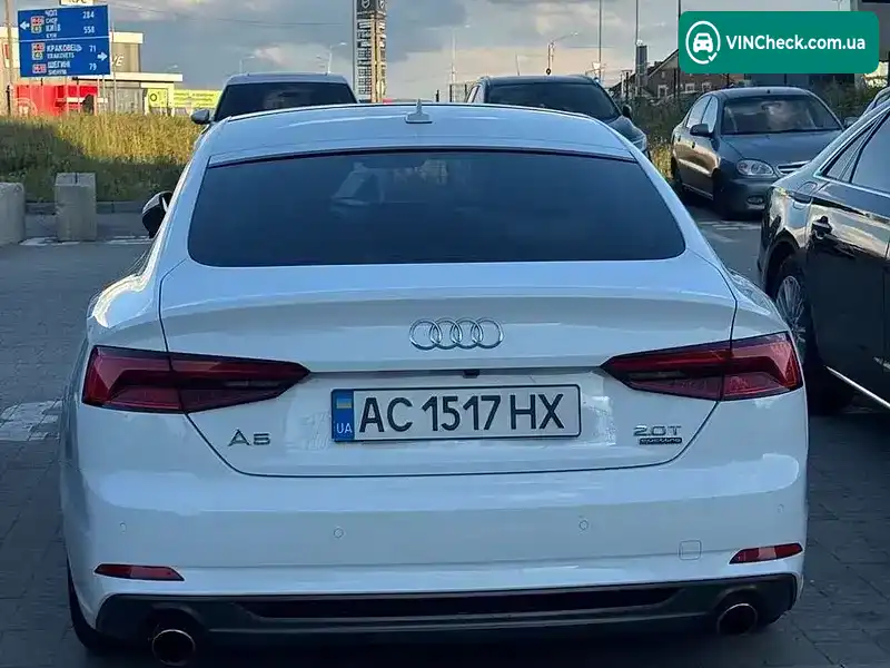 Audi A5 2017, фото з оголошення 2 з 20, VIN WAUENCF54JA006405