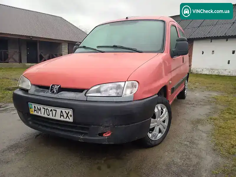 Peugeot Partner 2001, фото з оголошення 1 з 20, VIN VF35BWJYF60440510