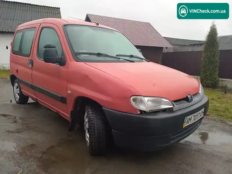 Peugeot Partner 2001, фото з оголошення 2 з 20, VIN VF35BWJYF60440510