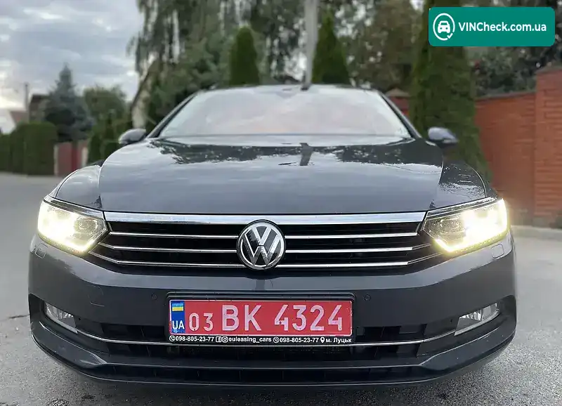 Volkswagen Passat 2018, фото з оголошення 2 з 20, VIN WVWZZZ3CZJP016055
