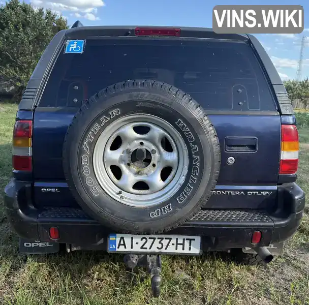 Opel Frontera 1999, фото з оголошення 2 з 9, VIN W0L06B1ZCXV623899