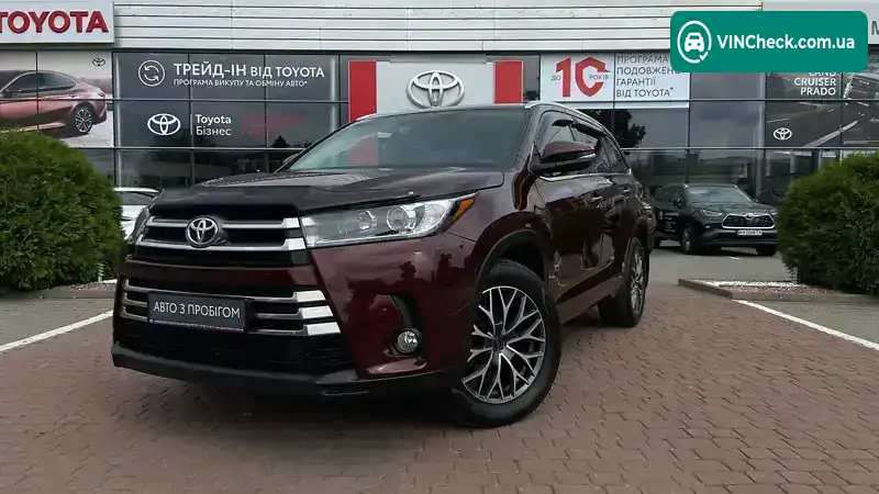Toyota Highlander 2019, фото з оголошення 1 з 20, VIN 5TDDZRFH90S714828